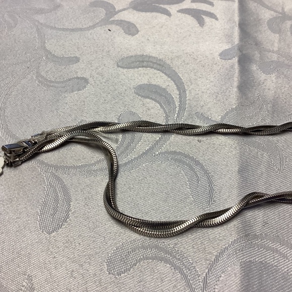 Braided twist RARE & UNIQUE STERLING NECKLACE - Picture 5 of 9